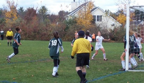 newburyport-soccer-veronica-goal1 Veronica Poirier scores