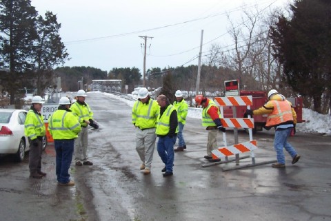 Barriers get pushed back as Parker River Bridge reopens on January 5th.