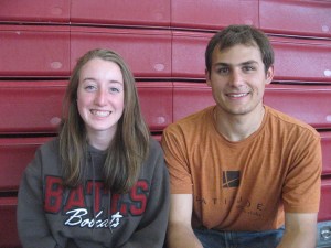 Lindsay Cullen and Thayer Adsit - Newburyport High seniors