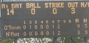 gn scoreboard after game The scoreboard after the game