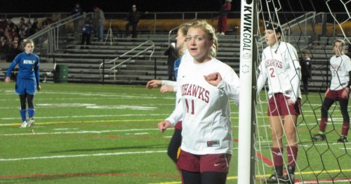 corner kick Millis in front 11 and 2 11-17-09