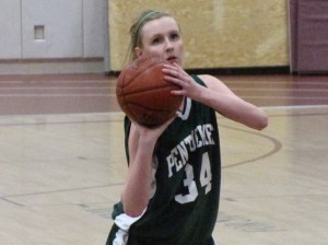 Vanessa Cahill lines up free throw 2-5-10