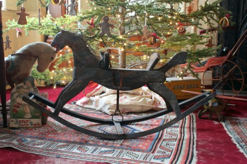 Cushing Museum rocking horse 12-6-10