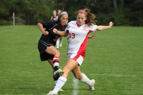 naam Liv Boudrea 3 and Erin Leary 13 just after shot 9-27-11