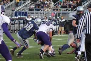 boha A11 ball loose on HW 2 point conversion attempt