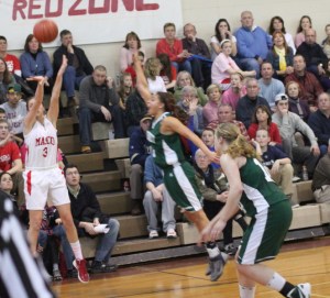 pema A5 Chelsea Nason fires from the corner