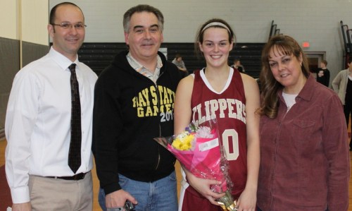 nema A3 Beth with parents and Coach Gregg Dollas