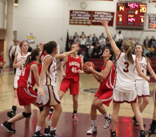 sane A12 Gabby Cogliano looks for an opening