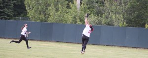 newi A7 Maddie Lepore saves a run with this two-out catch in the third inning
