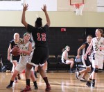 Kelly Gilbert (20) defended by Aaliyah Bohannon (12)