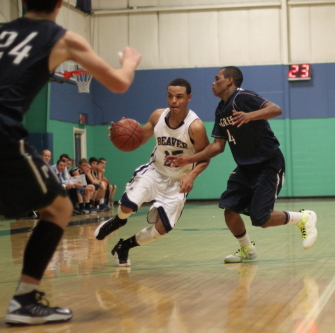 Jherson Colon (12 points) covered by John Spears (10 points)