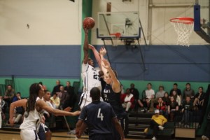 Mo Taylor above the crowd