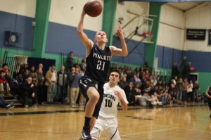 Griffin Beal gets in clean for two