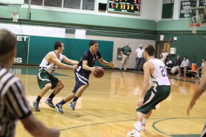 Mike Aiduk fouls Jayson Colon with five seconds left