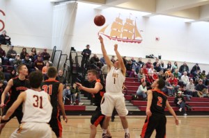 Colby Morris (15 points) had four 3-pointers