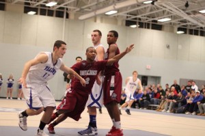 Eric Martin (13 points and 8 assists) and Stevie Collins (6 points)