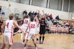 Megan Collins (17 points) shoots