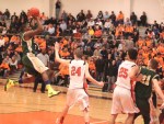 Jalen Brown floats in the lane