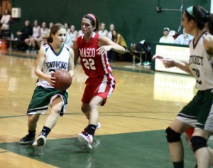 Kassidy Kennefick gets into the lane