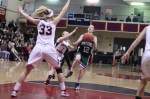 Kelsi McNamara gets into the lane