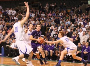 Kieran Beck reaches in and forces a turnover