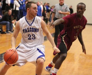 Nick McKenna (13 points) defended by Ryan Grant (20 points)