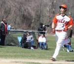 Alex Amoroso heads for home