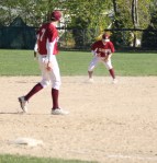 Colby Morris looks for the handle