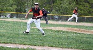 Sean Whooley tracks down a bunt attempt