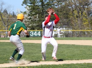 Zack Fitzgerald catches a popup