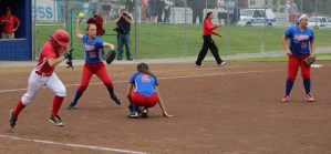 costly throw to first