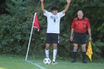 Dmitri Roumeliotis set to corner kick