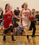 Maddi Hill breaks away