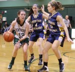 Kelsi McNamara gets double-teamed