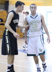 Patrick Stone (10 points) and Andrew Riviello