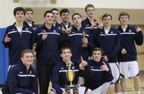 Wilton team poses after winning Hoops for Heroes Tournament