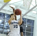 Lucas Savoie (10) gets fouled by Jaqhawn Walters