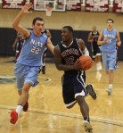 Jerone Desrosiers guards Jared Terrell