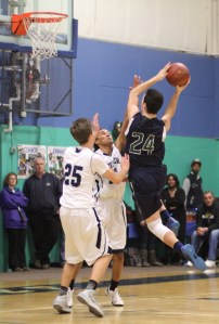 Justin Assad in the lane