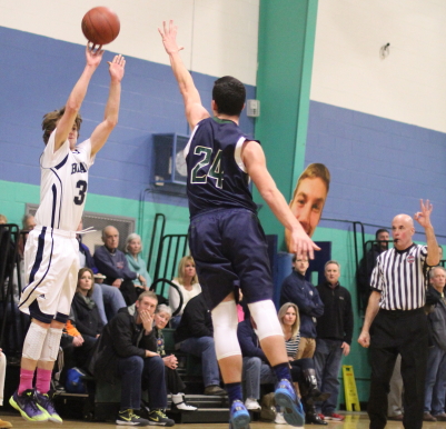 Jeff Spellman (31 points) hit five long ones in a twenty-five point first half