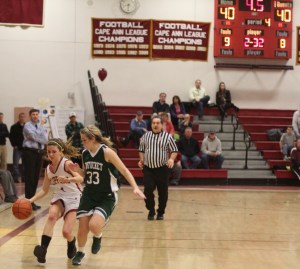 Boo Torrisi defends Aly Leahy in the closing seconds of regulation