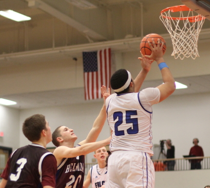 Devan Harris (35 points) made shots in close all night long.