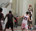 Rashad Keys scores a three early in overtime