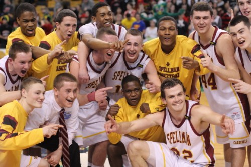 Cardinal Spellman celebrates afterwards
