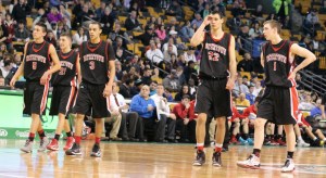 Christian Tapia, Mike Hagopian, Cesar Fulcar, TJ Hairston, and Brendan Hoban in overtime