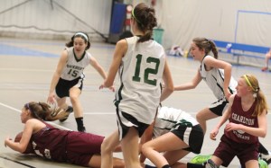 scramble on the floor