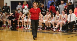 Bedford coach Sue Thomas