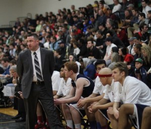 Brewster coach Jason Smith watches the action