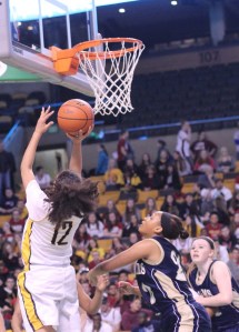 Brianna gets inside Alana for two