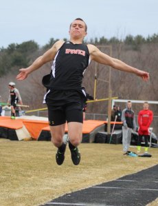 Matt Jaeger (he won triple jump) in the long jump